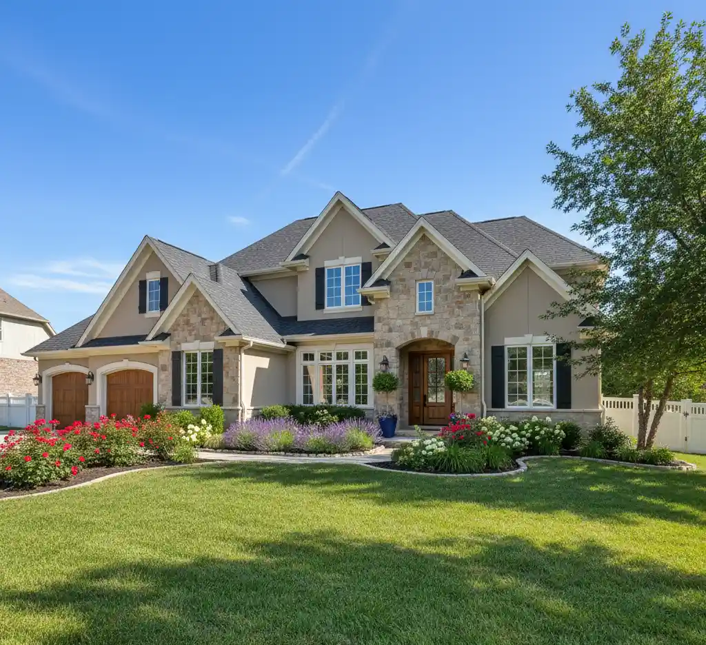 Luxury home roof replacement