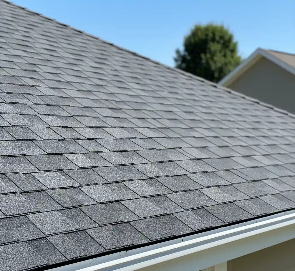 Asphalt shingle roof texture