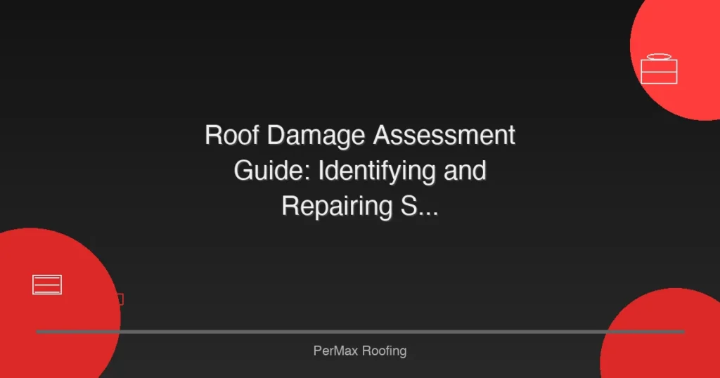 Roof Damage Assessment Guide: Identifying and Repairing S…